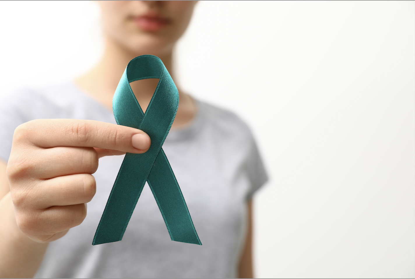 Tiel ribbon for ovarian cancer